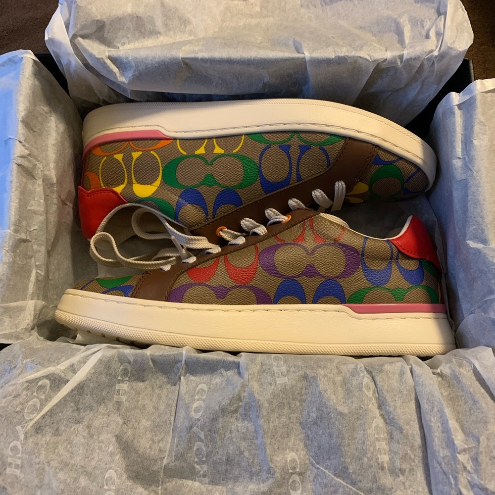 Mens Pride collection 2022 Coach Low Top Shoes